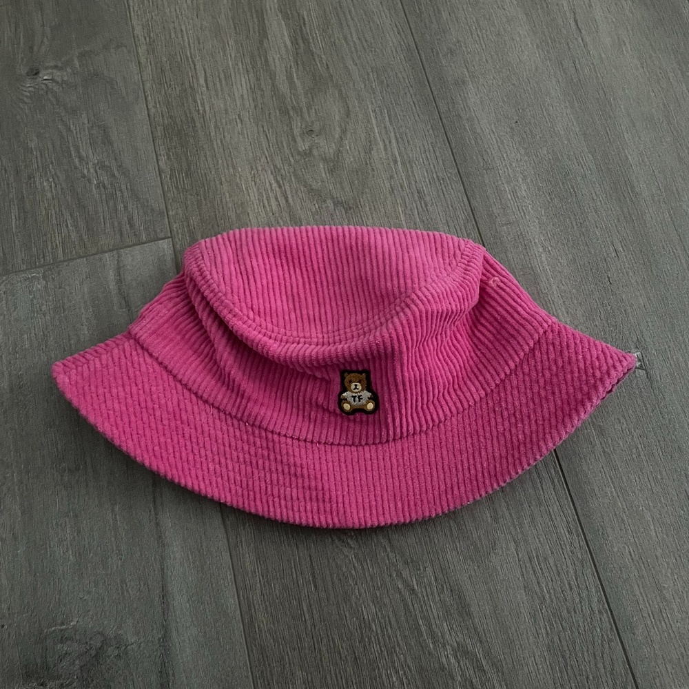 Teddy Fresh Pink Corduroy Bucket Hat